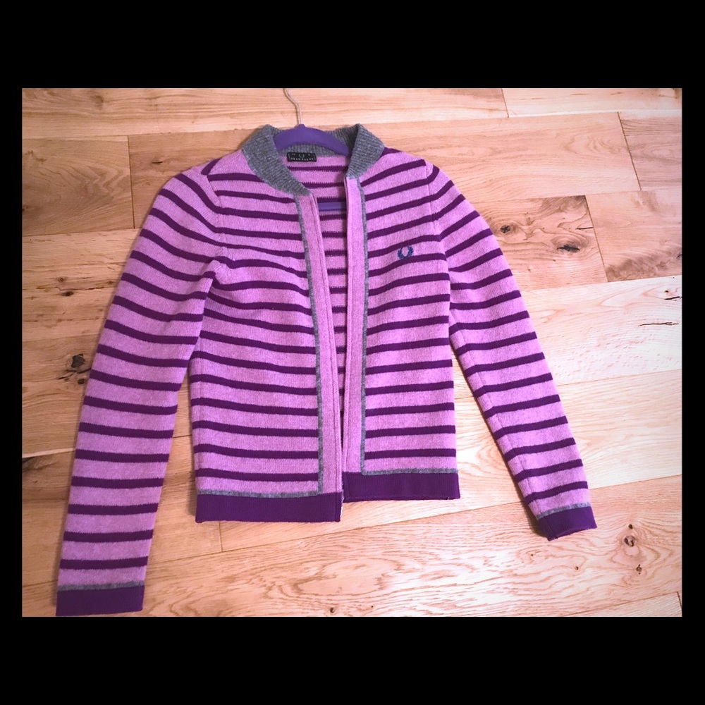 Fred Perry zip cardigan